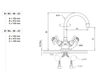 Scheme Wash basin mixer Volevatch Bistrot B/B3-00-E3 Classical / Historical 