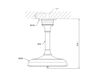 Scheme Ceiling mounted shower head Volevatch Bistrot B/00-00-8E Contemporary / Modern