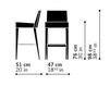 Scheme Bar stool Very Wood 2015 METRO 06 Pelle Contemporary / Modern