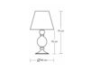 Scheme Table lamp CLODIA Velab 2015 51016 Classical / Historical 