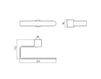 Scheme Towel holder Emco Fino 8455 001 00 Minimalism / High-Tech