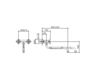 Scheme Wall mixer Dornbracht Tara 31 151 892-00 Contemporary / Modern