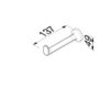 Scheme Toliet paper holder Geesa 2015 917312-02 Contemporary / Modern