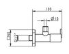 Scheme Faucet Jado Glance H2092AA Minimalism / High-Tech