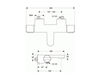 Scheme Thermostatic mixer A5576AA Silver Scheme Thermostatic mixer Jado Neon A5576AA Contemporary / Modern