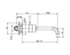 Scheme Wash basin mixer Jado IQ H2037AA Contemporary / Modern