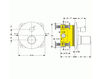 Scheme Thermostatic mixer Jado IQ A5473AA Minimalism / High-Tech