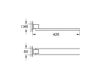 Scheme Towel holder Allure Grohe 2012 40 342 000 Contemporary / Modern
