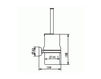 Scheme Toilet brush Jado Retro L4129A9 Classical / Historical 