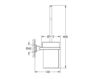 Scheme Toilet brush  Atrio Grohe 2012 40 314 000 Contemporary / Modern