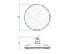 Scheme Ceiling mounted shower head THG COLLECTION "O" G4P.286 Contemporary / Modern