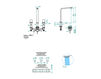 Scheme Wash basin mixer THG SOHO G5E.151 Contemporary / Modern
