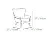 Scheme Сhair Mambo Unlimited Ideas  2016 CLOSER armchair Contemporary / Modern