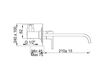 Scheme Wall mixer Ponsi Rubinetterie Toscane ITALIA R BT ITR C LA13 Contemporary / Modern