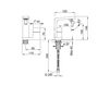 Scheme Bidet mixer Ponsi Rubinetterie Toscane ICE BT ICE C BI01 Contemporary / Modern