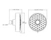 Scheme Wall mounted shower head Awaken K-72419-CP Silver Scheme Wall mounted shower head Awaken Kohler 2015 K-72419-CP Contemporary / Modern