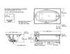 Scheme Hydromassage bathtub Windward Kohler 2015 K-1114-GRF-0 Contemporary / Modern