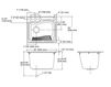Scheme Built-in wash basin River Falls Kohler 2015 K-6657-4U-95 Contemporary / Modern