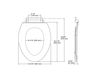 Scheme Toilet seat Avantis Quiet-Close Kohler 2015 K-4761-BN-LAW Contemporary / Modern