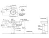 Scheme Wash basin with pedestal Bancroft Kohler 2015 K-2338-8-7 Contemporary / Modern