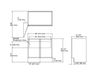 Scheme Wash basin cupboard Jacquard Kohler 2015 K-99505-TK-1WA Contemporary / Modern
