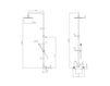 Scheme Shower fittings  Xell Basic Geda Wellness ASTTOMX1 Minimalism / High-Tech