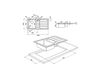 Scheme Countertop wash basin Estel Group Smart Office LD102D Contemporary / Modern