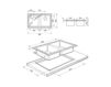 Scheme Countertop wash basin Estel Group Smart Office LD862 Contemporary / Modern