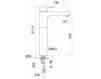 Scheme Wash basin mixer Mamoli H2VIP 46860000H001 Minimalism / High-Tech