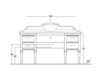 Scheme Wash basin cupboard Gaia 2017 Impero 2 Art Deco / Art Nouveau