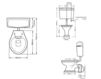 Scheme Floor mounted toilet Oxford Gaia 2017 PHOX01 + PHOX11 Art Deco / Art Nouveau