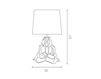 Scheme Table lamp ANAÏS Selene Illuminazione Asd 1047 009 Art Deco / Art Nouveau