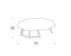 Scheme Coffee table Formenti Divani Lumiere Sierra Classical / Historical 