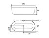 Scheme Bath tub Falper 2017 WQ0 Contemporary / Modern