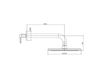 Scheme Wall mounted shower head LINEA 3399 Silver Scheme Wall mounted shower head LINEA Azzurra Ceramica 2017 3399 Contemporary / Modern