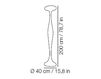 Scheme Floor lamp E.T.A. Kundalini 2017 0171596BIEU white Minimalism / High-Tech