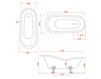 Scheme Bath tub Art Ceram 2017 HEW001 Contemporary / Modern