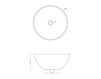 Scheme Countertop wash basin Art Ceram 2017 LCL001 Contemporary / Modern
