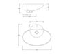 Scheme Countertop wash basin Art Ceram 2017 TFL004 Contemporary / Modern