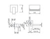 Scheme Wall mixer  Gaboli Fratelli srl OPEN_SPACE 3485 Contemporary / Modern
