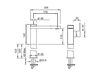 Scheme Wash basin mixer Gaboli Fratelli srl NEW_SPACE 3363 Contemporary / Modern