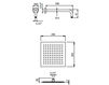 Scheme Wall mounted shower head Palazzani 2017 9926P410 Contemporary / Modern