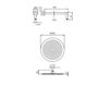 Scheme Wall mounted shower head Palazzani 2017 9926C710 Contemporary / Modern