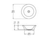 Scheme Countertop wash basin Palazzani Plavis C50318 Contemporary / Modern