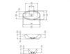 Scheme Countertop wash basin Palazzani Plavis C53302 Contemporary / Modern