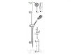 Scheme Shower bar Palazzani Docce 9920N1 Contemporary / Modern