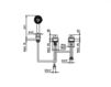 Scheme Bath mixer Palazzani Idrotech 121058 Contemporary / Modern