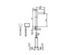 Scheme Wash basin mixer Palazzani Elettronico 12E551 Contemporary / Modern