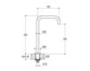 Scheme Spout Ritmonio 2017 E0BA0108QH2INOX Contemporary / Modern