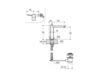 Scheme Wash basin mixer Ritmonio 2017 PR43AU101+PR43MA101 Contemporary / Modern